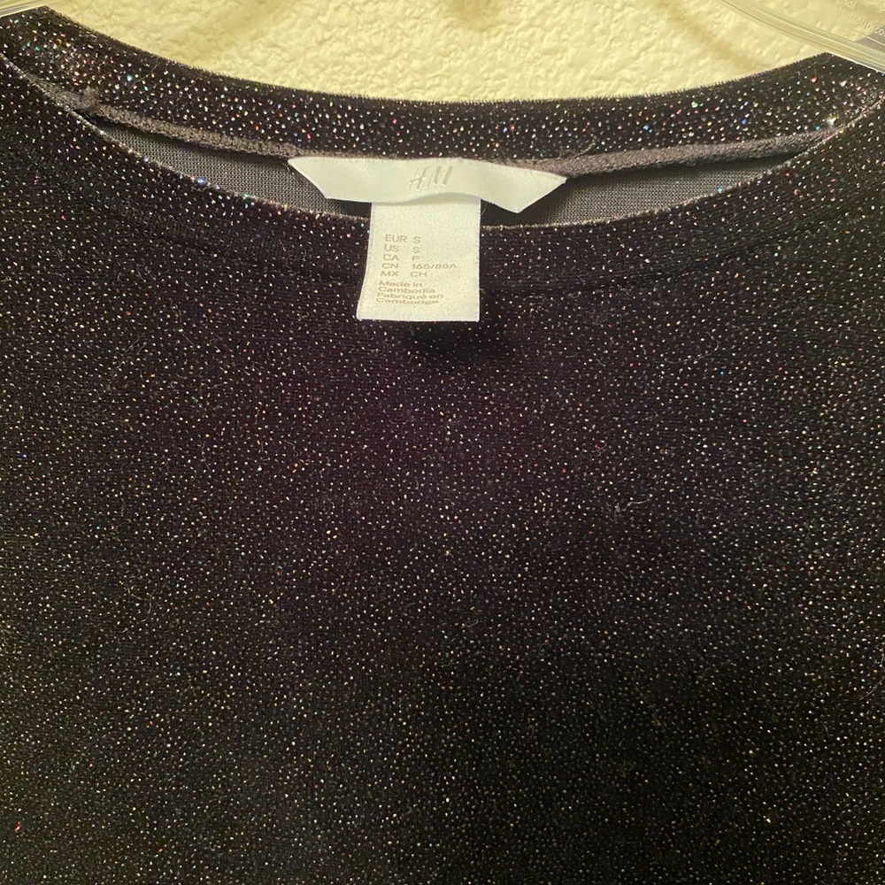 H&M | Glittery Velour Dress - Picture 5 of 7